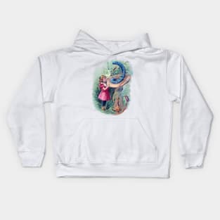 Alice in Wonderland and the Caterpillar Kids Hoodie